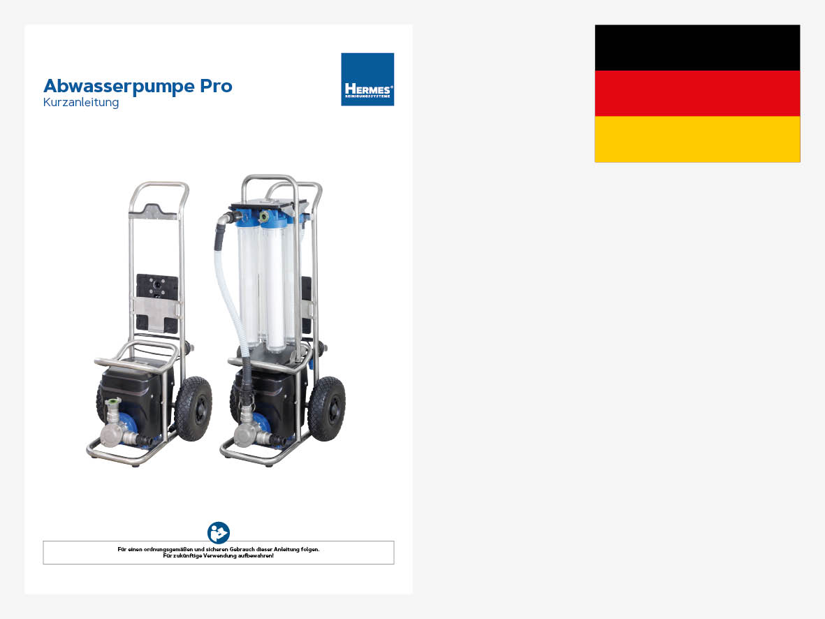 Kurzanleitung Abwasserpumpe Pro - DE
